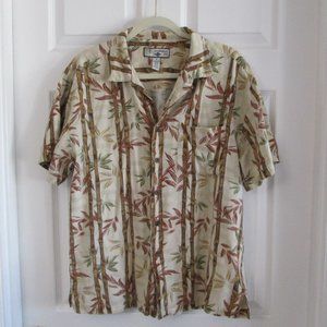 CARIBBEAN JOE Men's Short Sleeve Hawaiian Shirt (M)